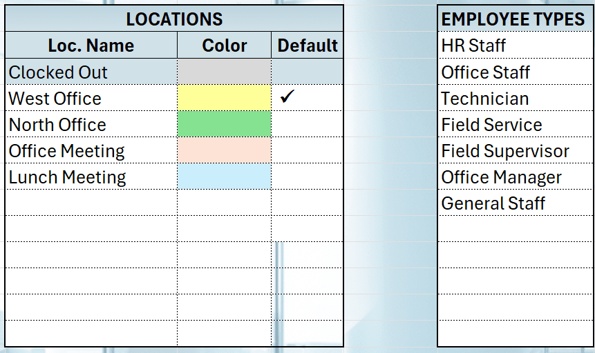 Out of Office tracking in Excel | XLDB Spreadsheet Solutions