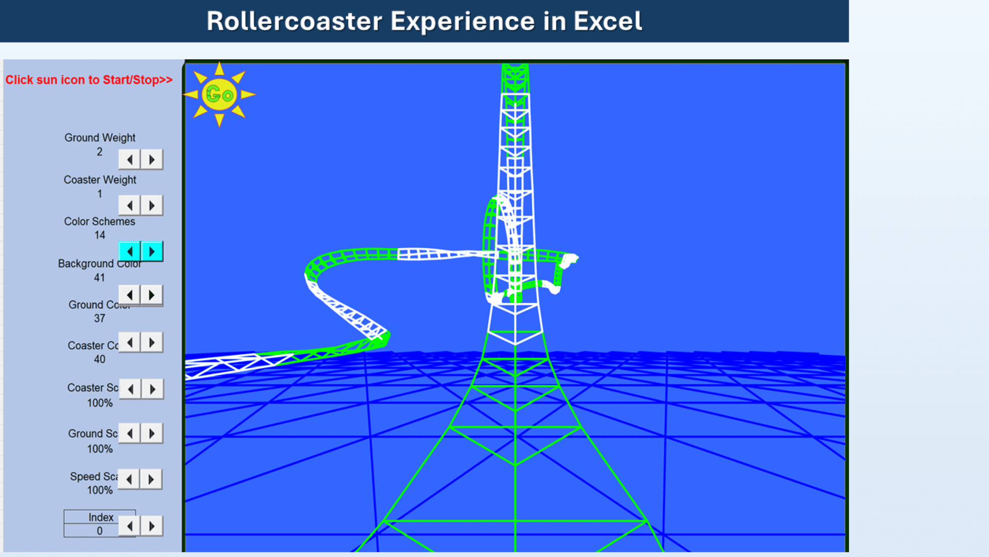 Rollercoaster ride in Excel | XLDB Spreadsheet Solutions