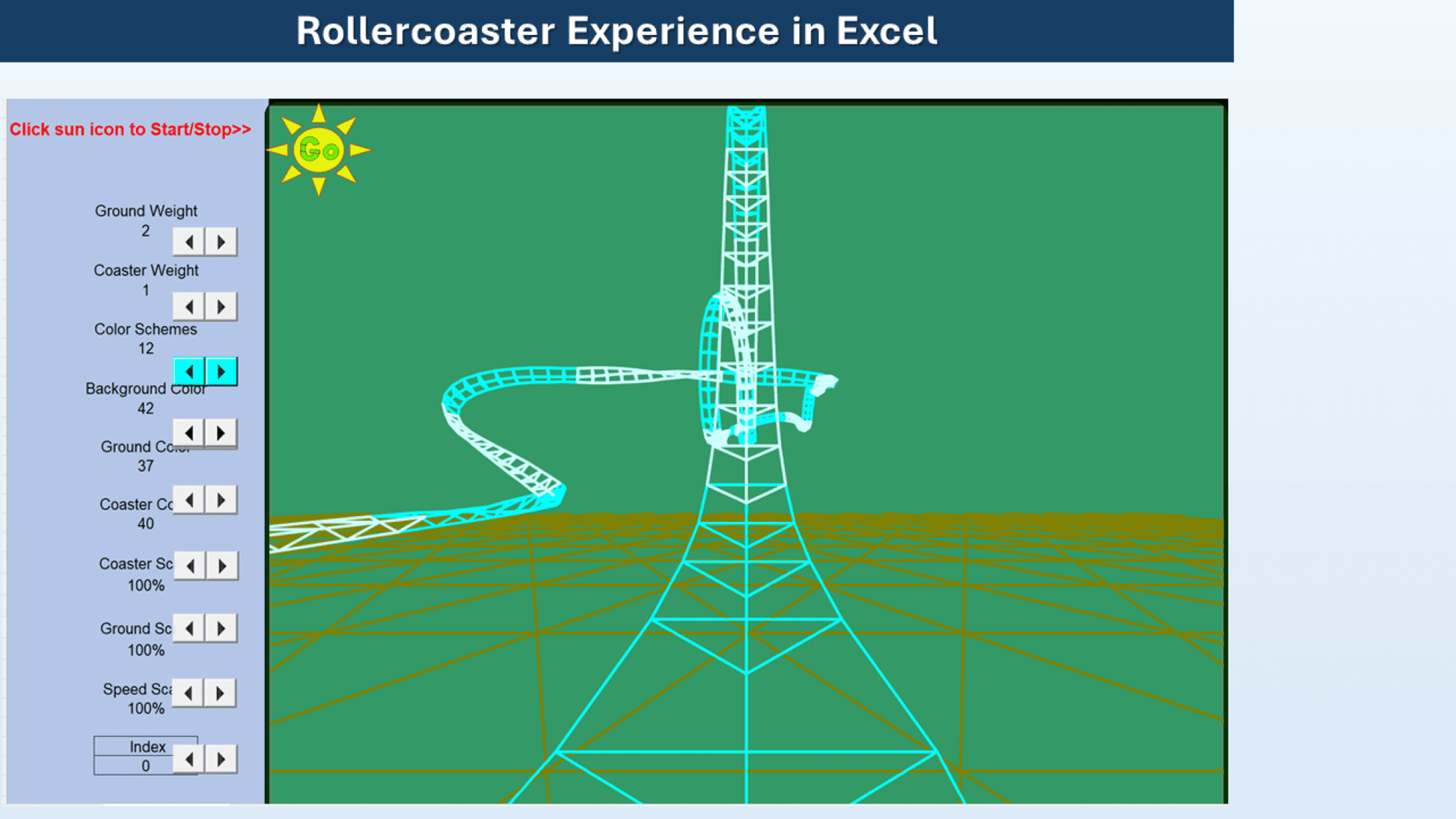 Rollercoaster ride in Excel | XLDB Spreadsheet Solutions