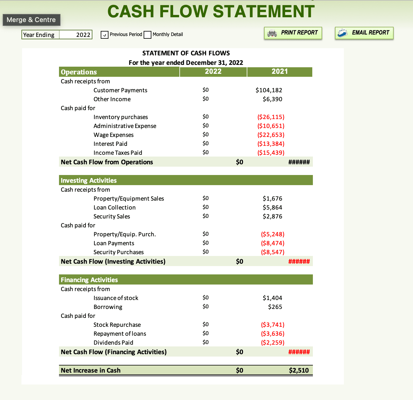 Cash Flow Manager - XLDB Spreadsheet Solutions