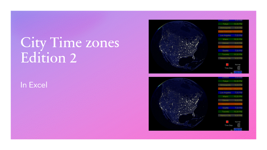 Timezones 2 | XLDB Spreadsheet Solutions