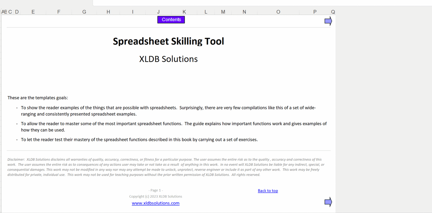 Excel Training - XLDB Spreadsheet Solutions