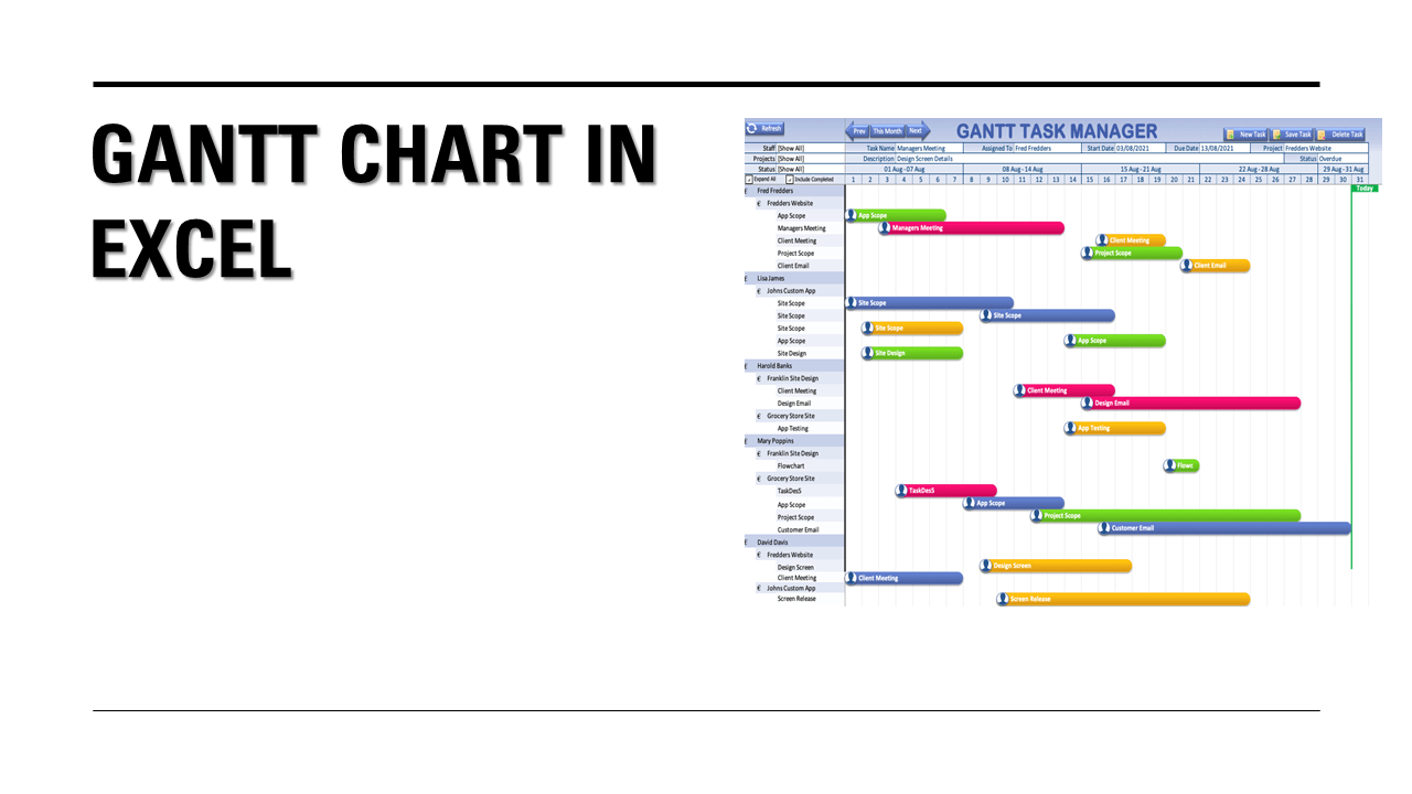 Gantt Chart Creator - XLDB Spreadsheet Solutions