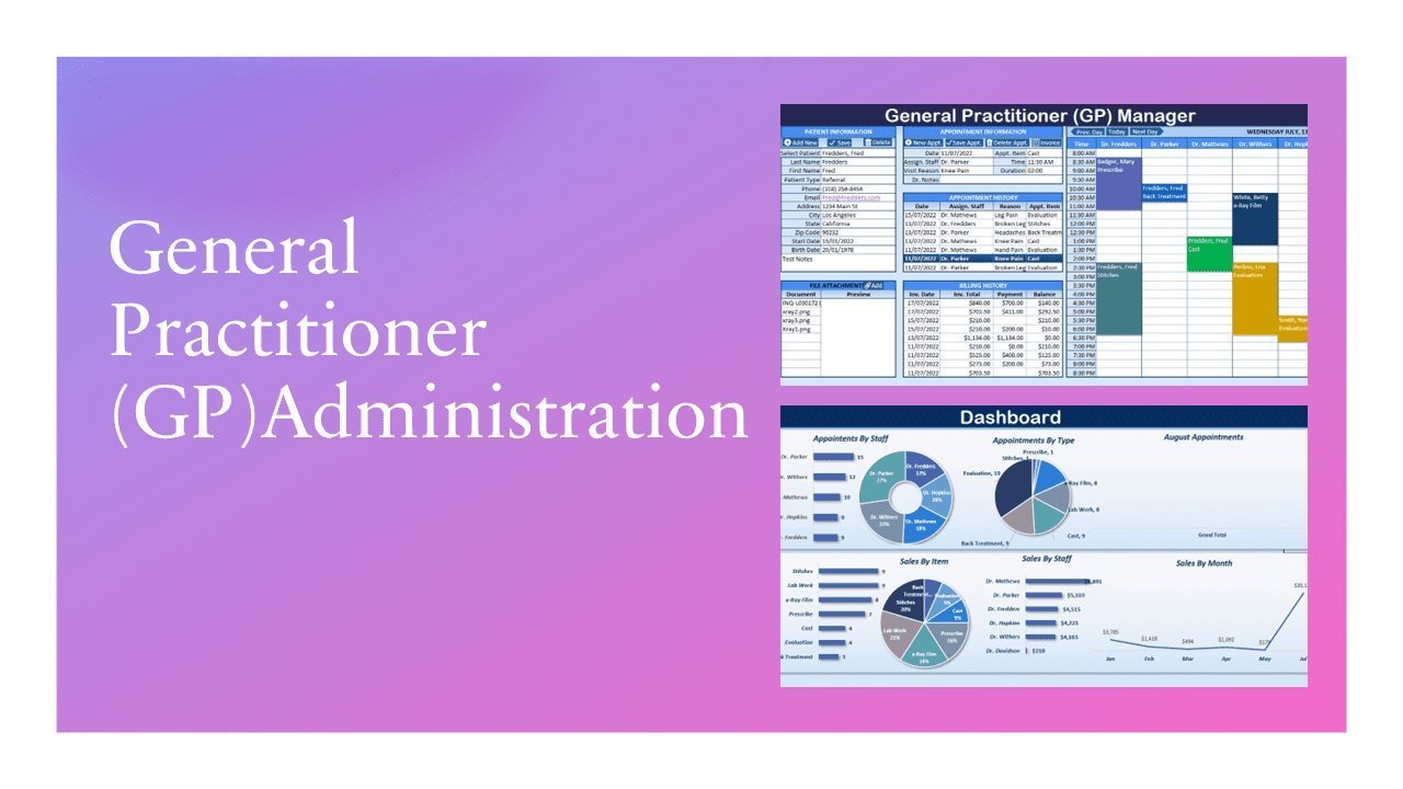 General Practitioner Business | XLDB Spreadsheet Solutions