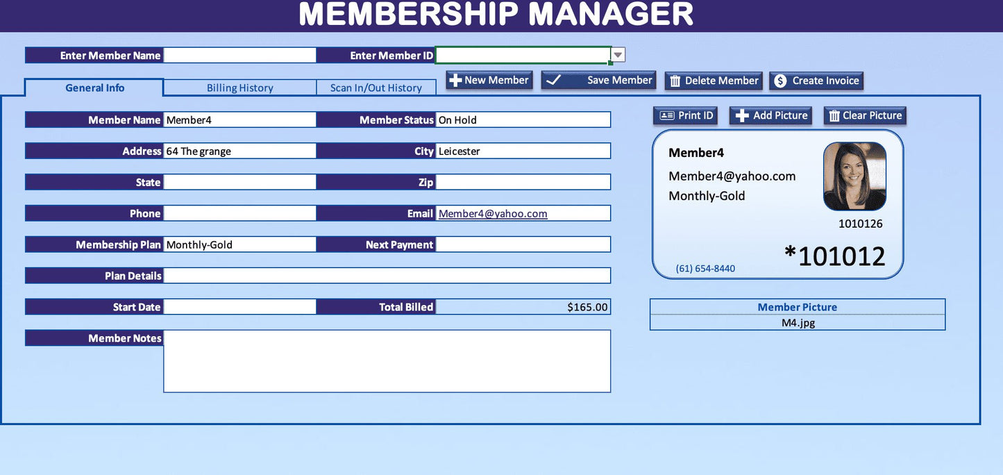 Members Club Business - XLDB Spreadsheet Solutions